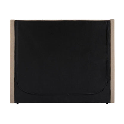 Dusk Madison Grade B Oatmeal Linen Look King Size Ottoman Storage Bed RRP £389