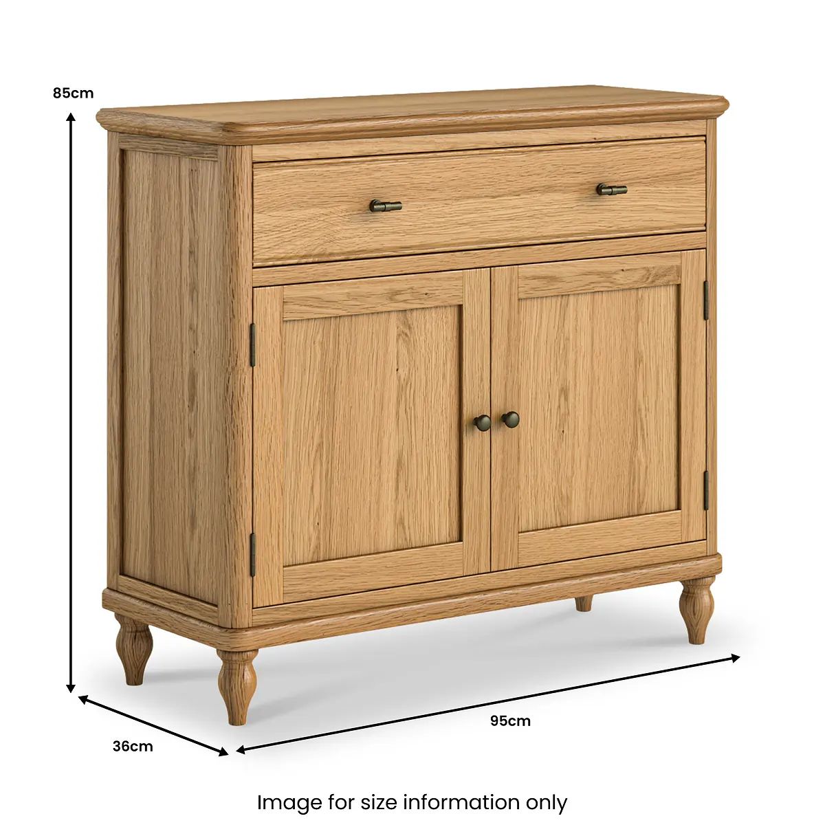 Roseland Grade B Furniture Alderley Oak Small Sideboard RRP £395