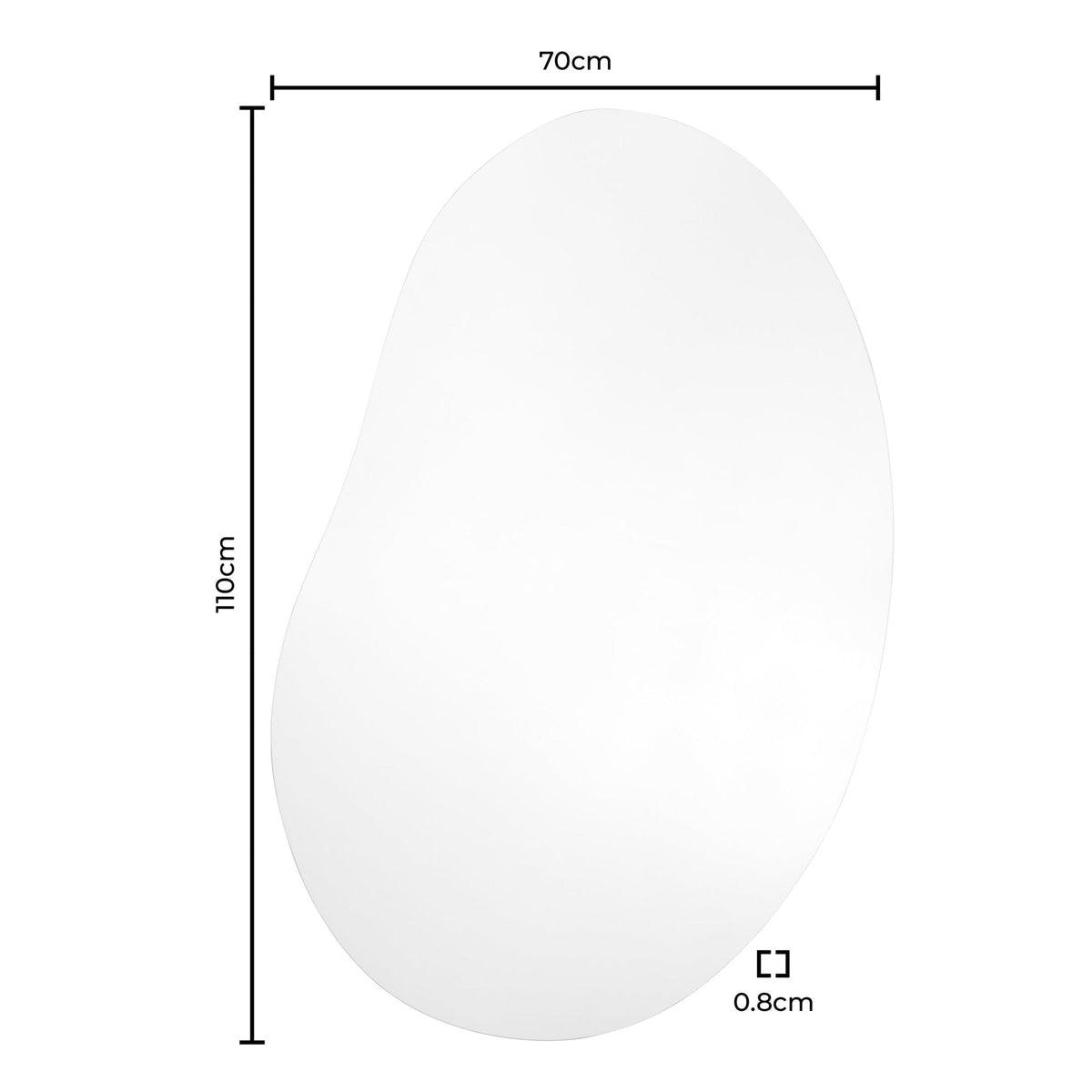 DUS-CC2-06072 Grade-B Dusk Pond Wall Mirror RRP £50.00