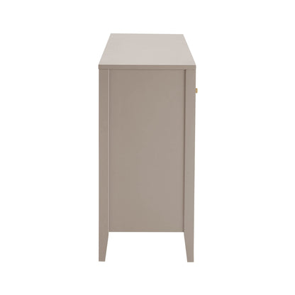 DUS-CC2-04855 Grade-C1 Dusk Poppy 3 Door Sideboard with Drawers - Taupe RRP £209.00