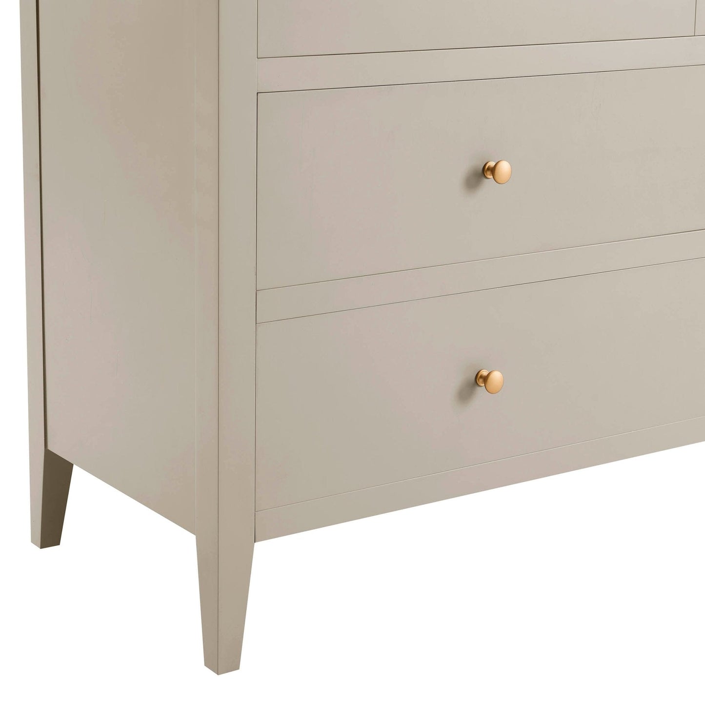DUS-CC2-04716 Grade-B Dusk Poppy 4 Drawer Chest - Taupe RRP £209.00