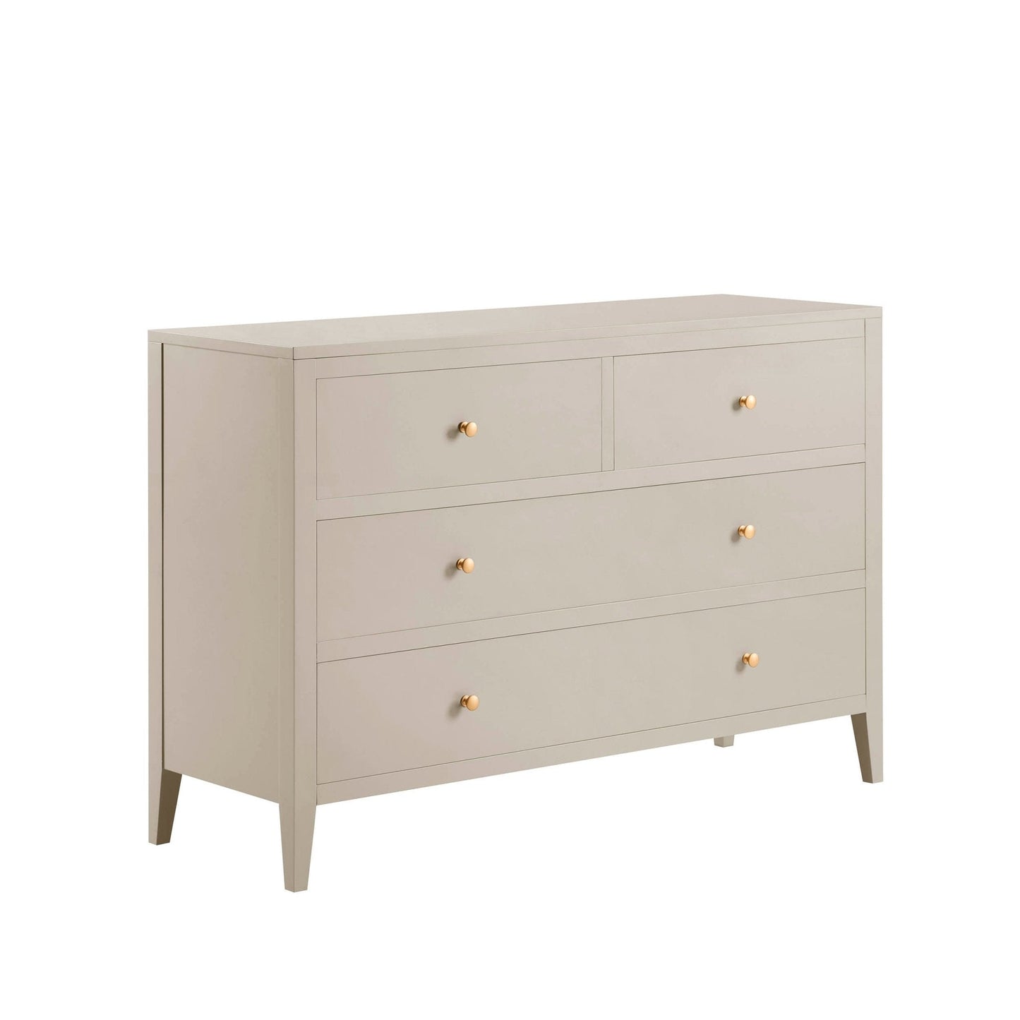 DUS-CC2-04716 Grade-B Dusk Poppy 4 Drawer Chest - Taupe RRP £209.00