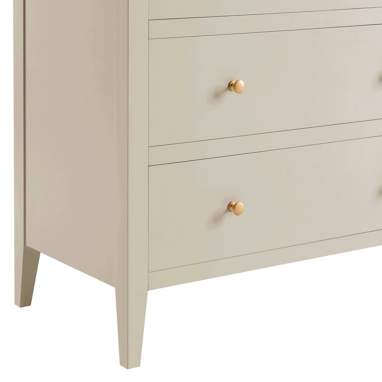 DUS-CC2-02785 Grade-C1 Dusk Poppy 5 Drawer Chest - Cream RRP £199.00