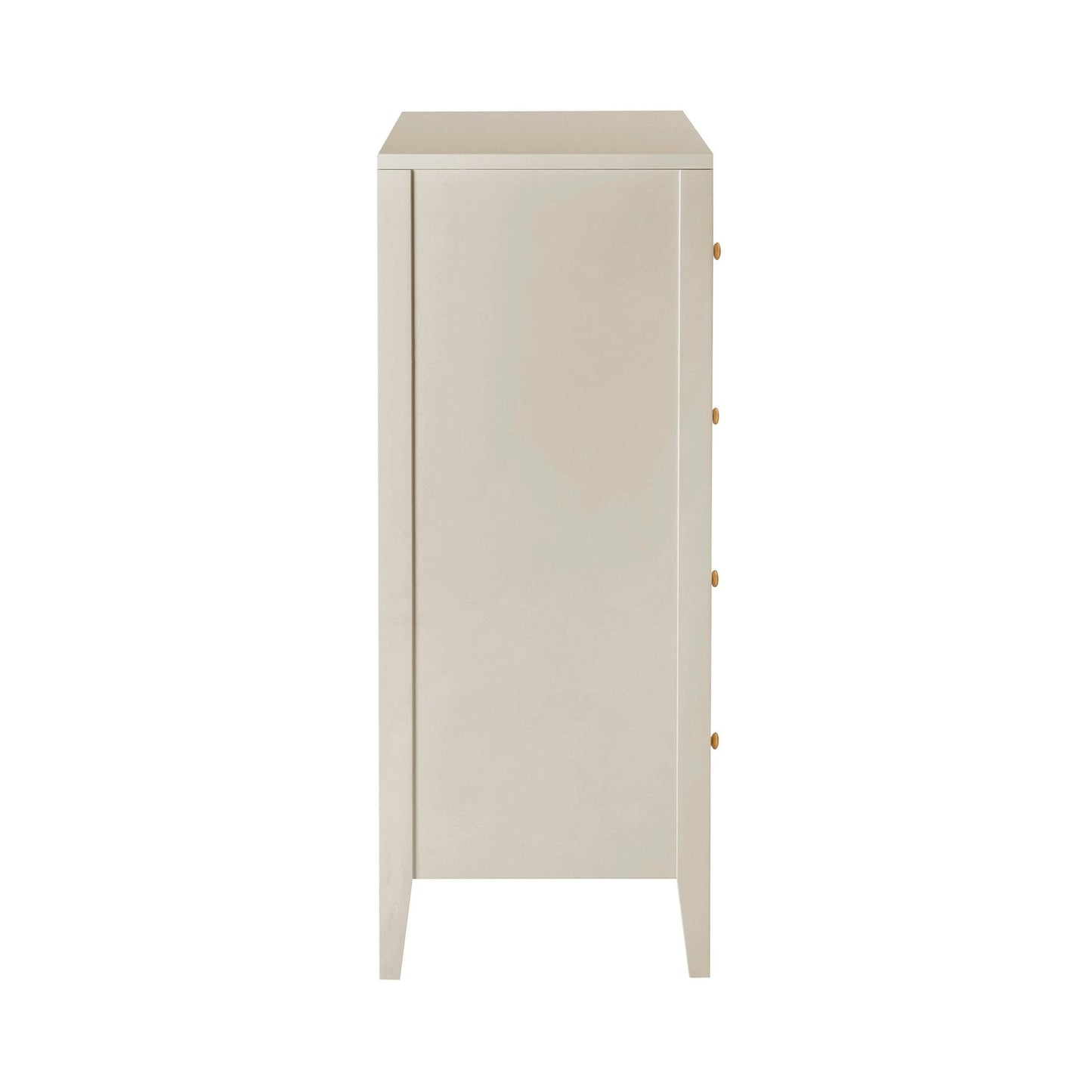 DUS-CC2-02785 Grade-C1 Dusk Poppy 5 Drawer Chest - Cream RRP £199.00