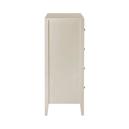 DUS-CC2-02785 Grade-C1 Dusk Poppy 5 Drawer Chest - Cream RRP £199.00