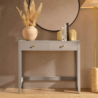DUS-CC2-06660 Grade-B Dusk Poppy Console Table - Taupe RRP £129.00