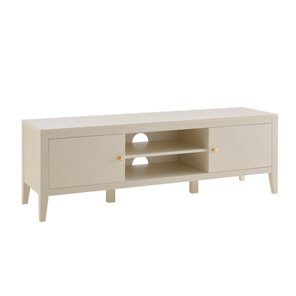 DUS-CC2-08437 Grade-B Dusk Poppy Tv Unit for TVs up to 55" - Cream RRP £134.00