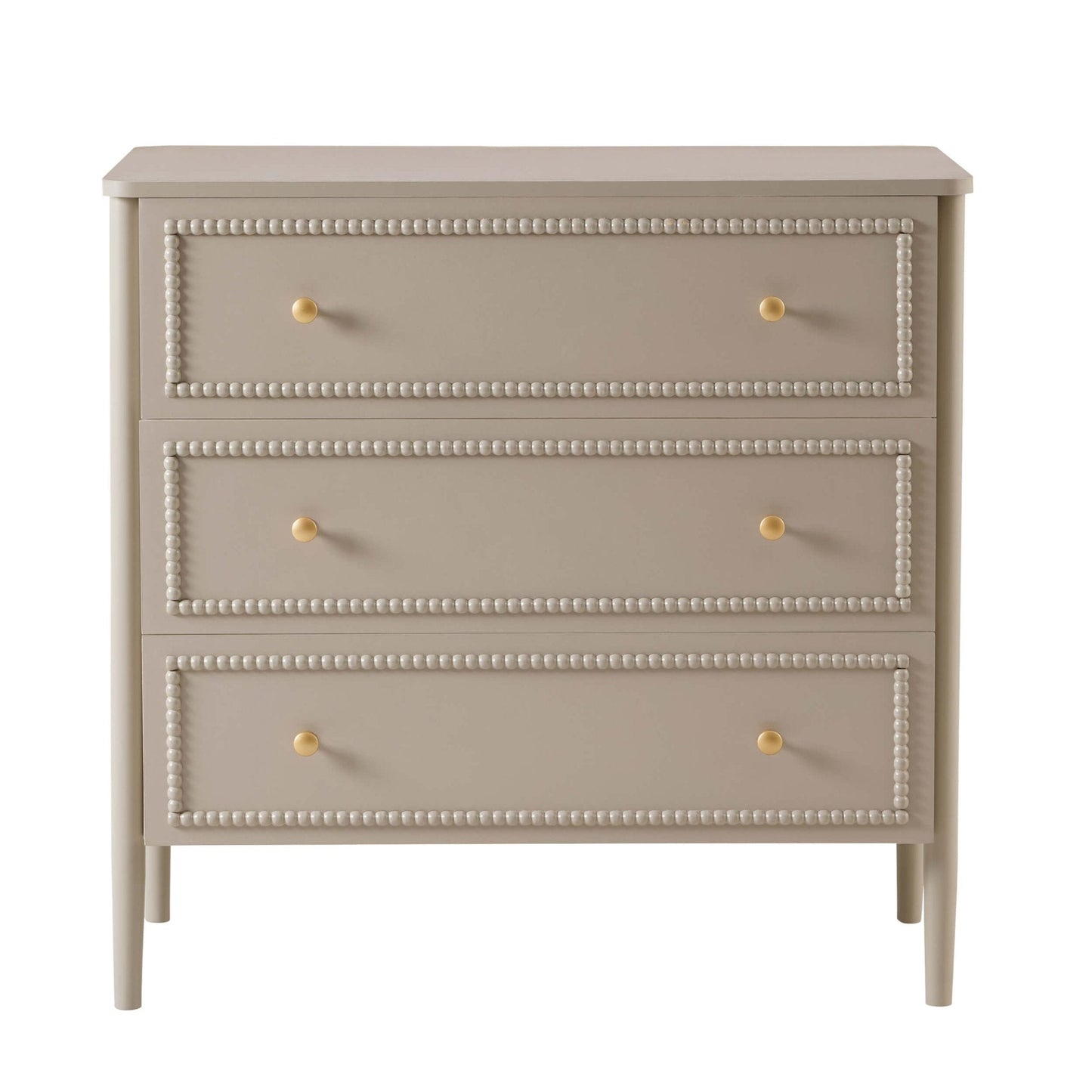 DUS-CC2-04718 Grade-B Dusk Posy 3 Drawer Chest - Taupe RRP £159.00