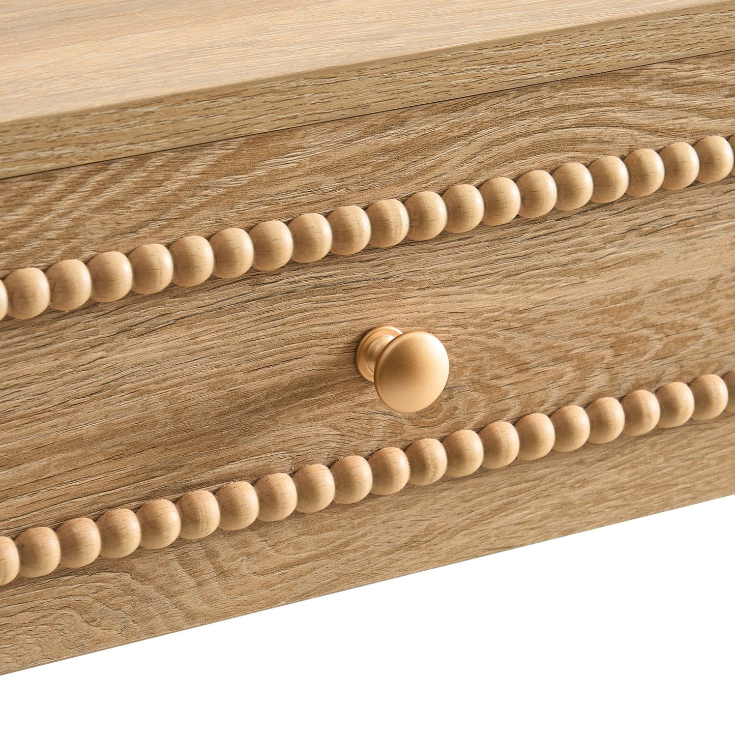 DUS-CC2-04960 Grade-BER Dusk Posy Dressing Table - Light Wood RRP £129.00