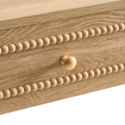 DUS-CC2-04960 Grade-BER Dusk Posy Dressing Table - Light Wood RRP £129.00