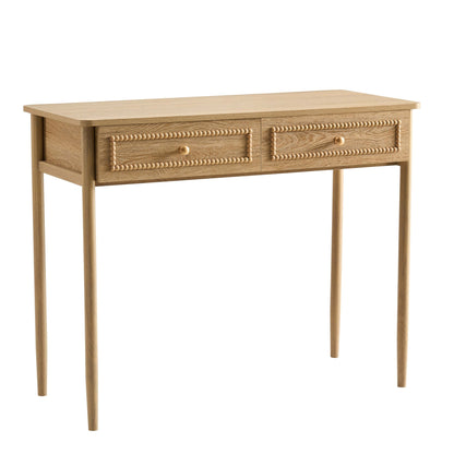 DUS-CC2-04960 Grade-BER Dusk Posy Dressing Table - Light Wood RRP £129.00