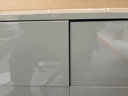 DUS-CC2-01661 Grade-C3 Dusk Romilly High Gloss 6 Drawer Chest - Taupe RRP £239.00