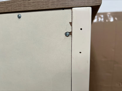DUS-CC2-01660 Grade-C3 Dusk Nell Small Sideboard - Cream - Silver Round Handle Silver Round Handle RRP £89.00