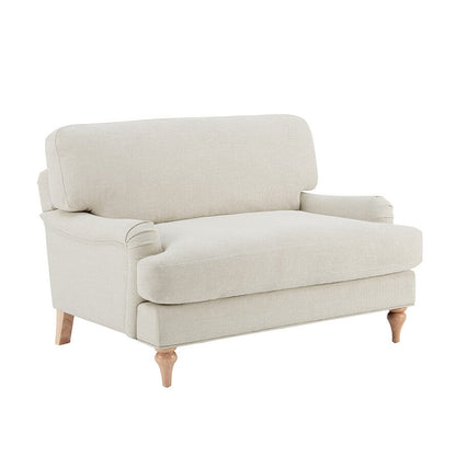 Dusk Hampshire Grade B Beige Textured Weave Love Seat RRP £341