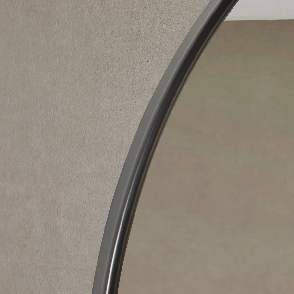 DUS-CC2-06011 Grade-B Dusk Circle Wall Mirror - Black RRP £45.00