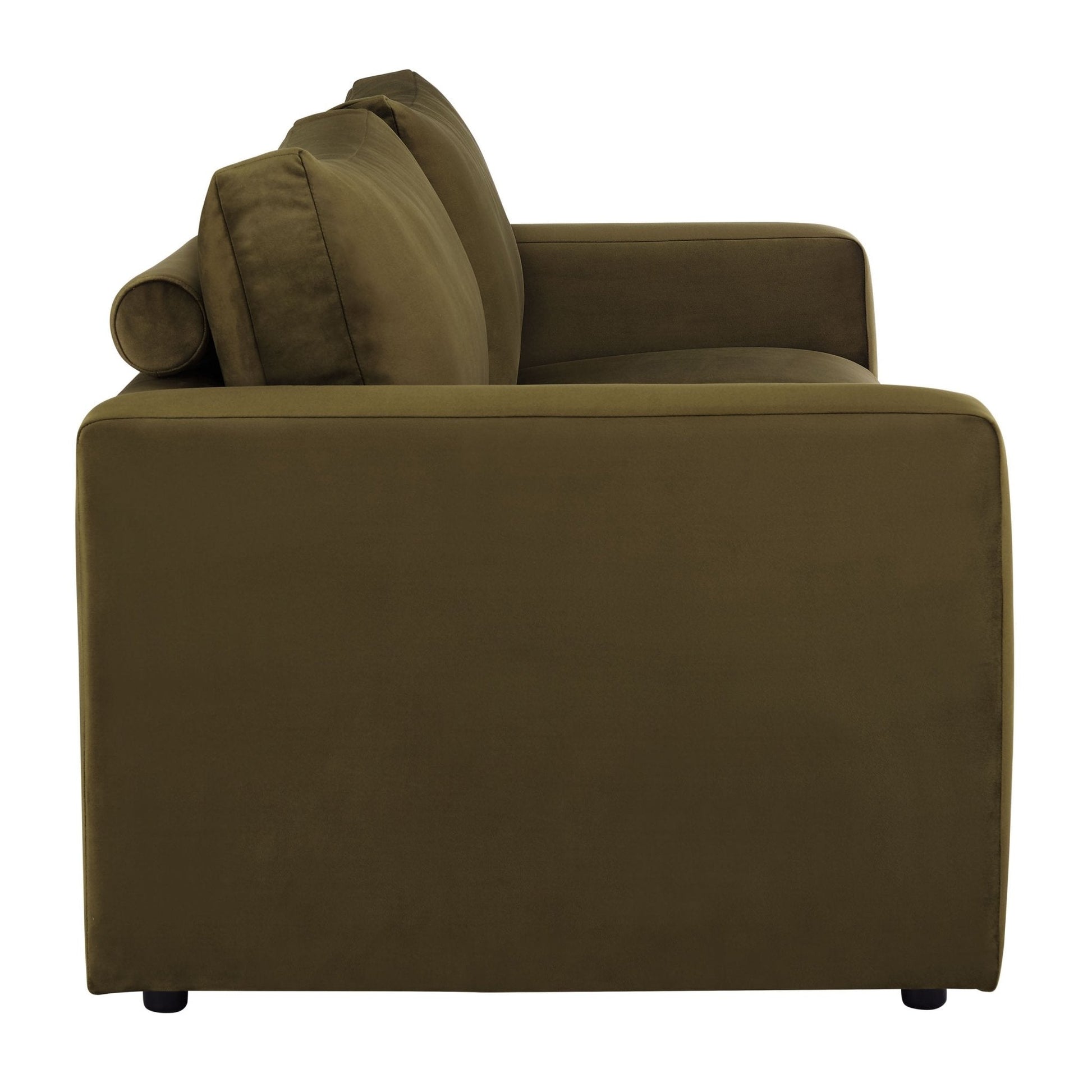Dusk Grade B Chicago Rich Green Velvet 3 Seater Sofa RRP £569