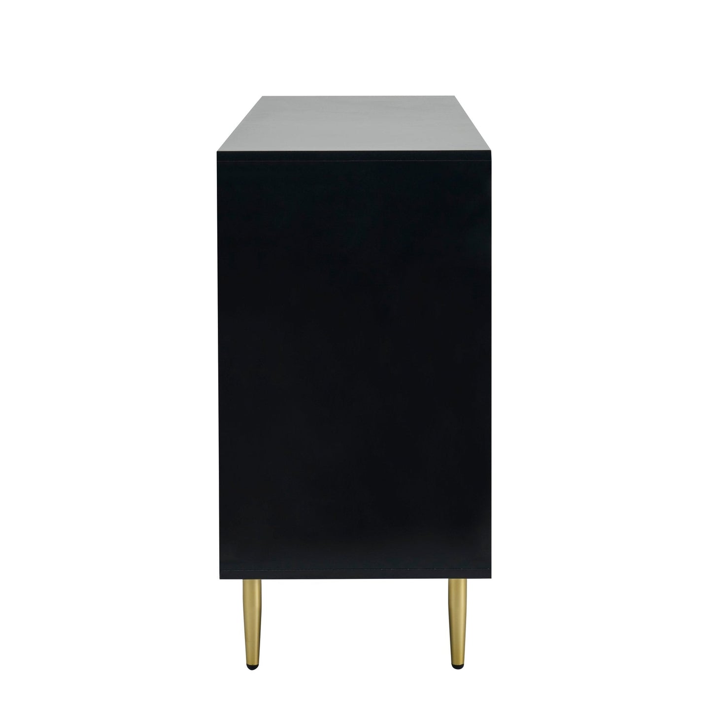 Dusk Evie Grade B Black & Gold Effect Sideboard with Drawers RRP £269