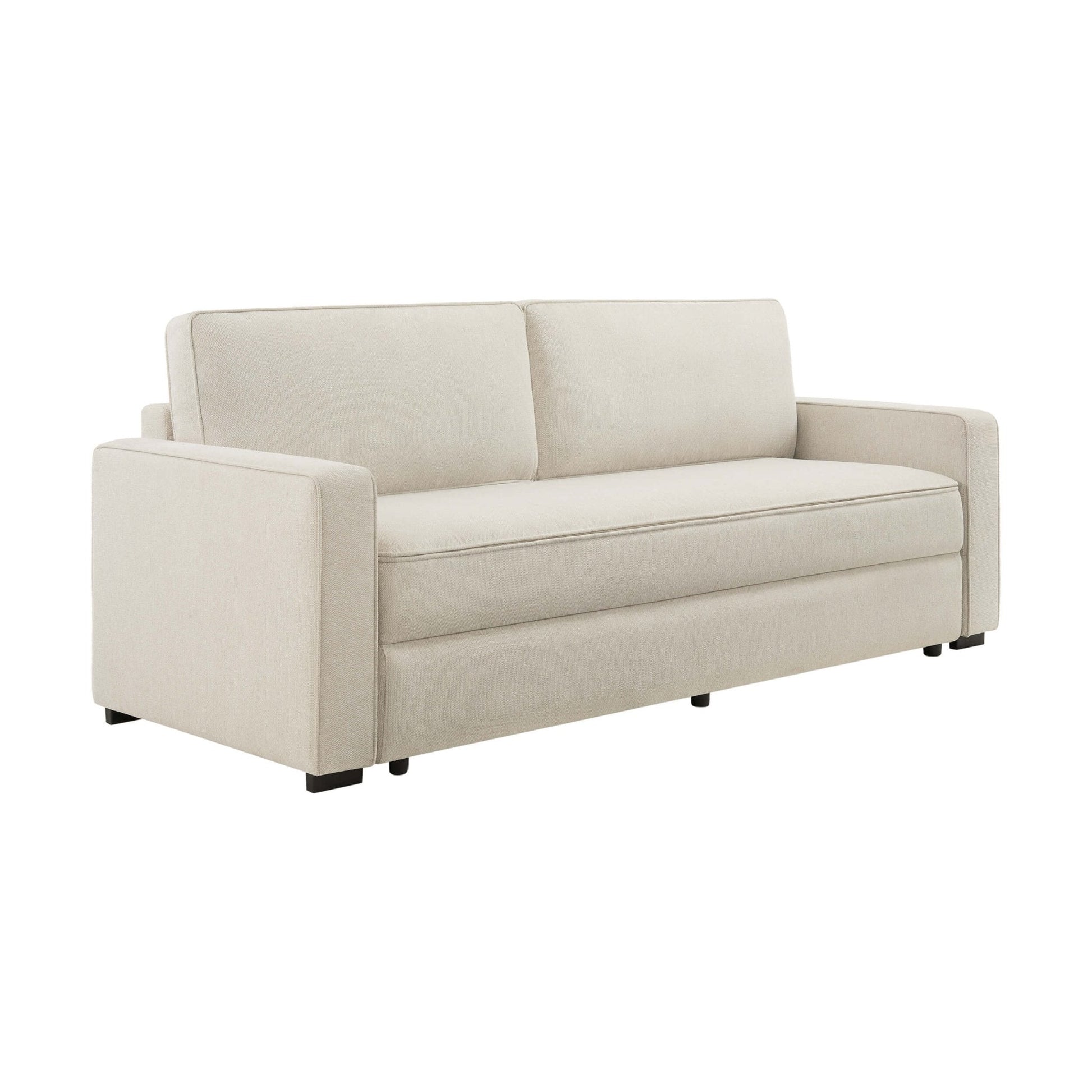 Dusk Soho Grade B Beige Linen Look 2.5 Seater Sofa Bed RRP £799