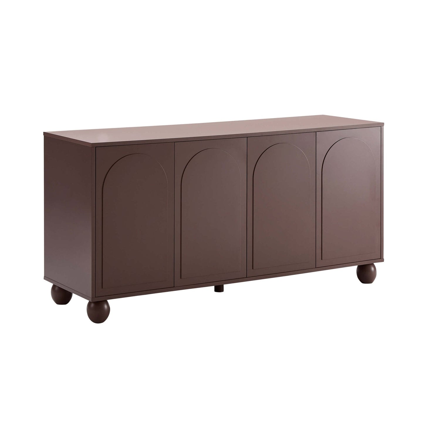 DUS-CC2-05475 Grade-B Dusk Rachel Arch Front 4 Door Sideboard - Mocha RRP £218.00