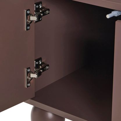 DUS-CC2-05477 Grade-B Dusk Rachel Arch Front Tv Unit for TVs up to 75" - Mocha RRP £189.00