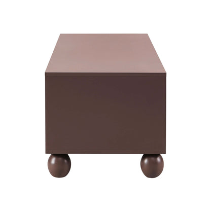 DUS-CC2-05477 Grade-B Dusk Rachel Arch Front Tv Unit for TVs up to 75" - Mocha RRP £189.00