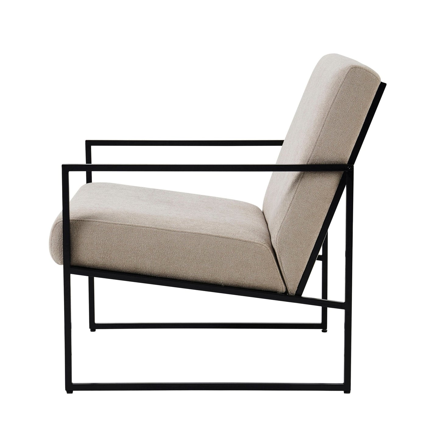 DUS-CC2-05716 Grade-B Dusk Rae Accent Chair Chenille Greige RRP £139.00