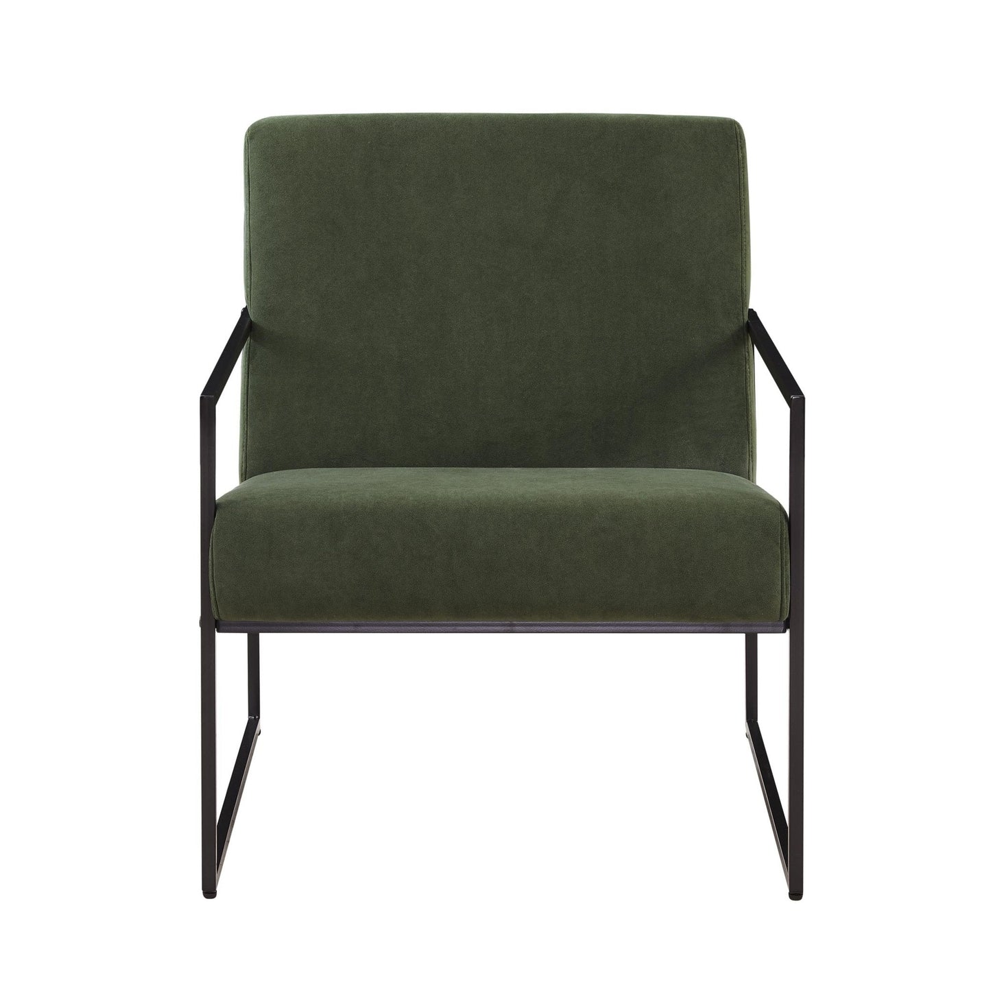 DUS-CC2-05480 Grade-B Dusk Rae Accent Chair - Dark Olive RRP £125.00