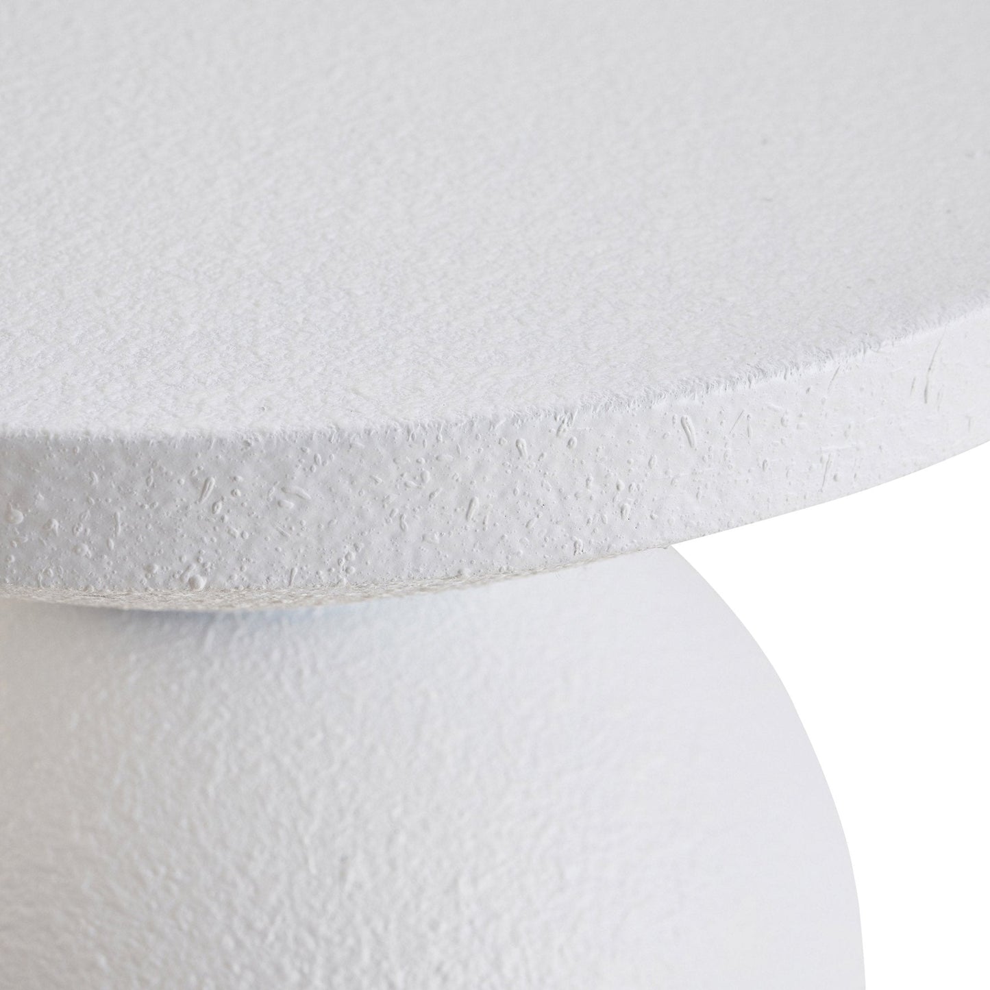 DUS-CC2-05484 Grade-B Dusk Raya Side Table - Off White RRP £67.00