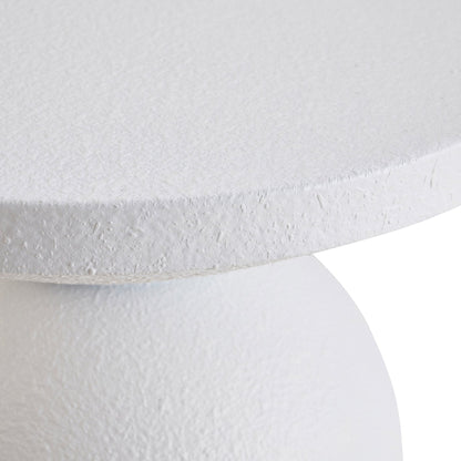 DUS-CC2-05484 Grade-B Dusk Raya Side Table - Off White RRP £67.00