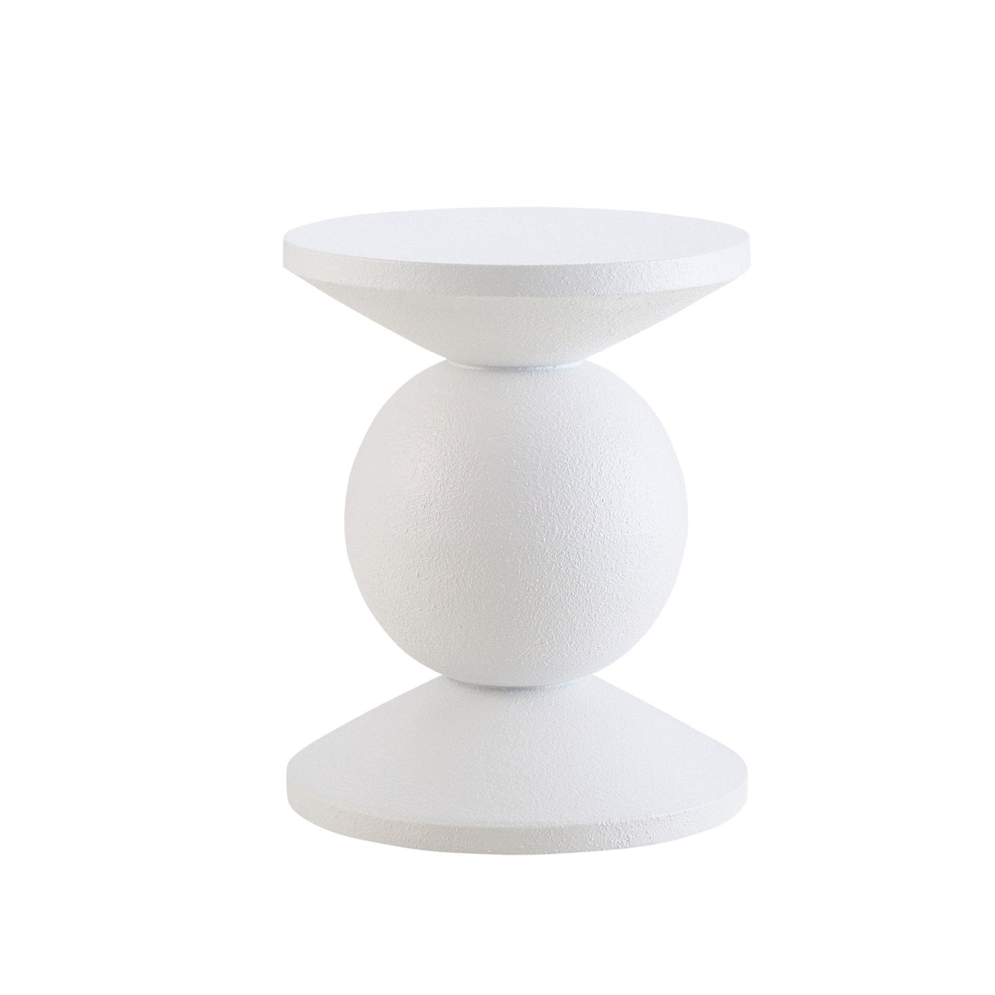DUS-CC2-05484 Grade-B Dusk Raya Side Table - Off White RRP £67.00
