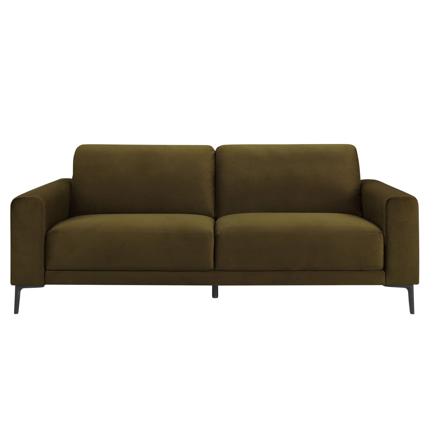 Dusk Malibu Grade B Rich Green Velvet 3 Seater Sofa RRP £404