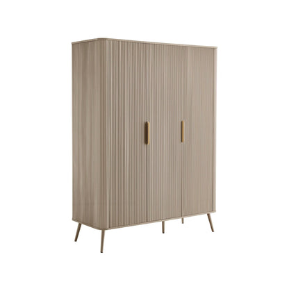 Dusk Hattie Grade B Taupe & Gold Effect 3 Door Triple Wardrobe RRP £389