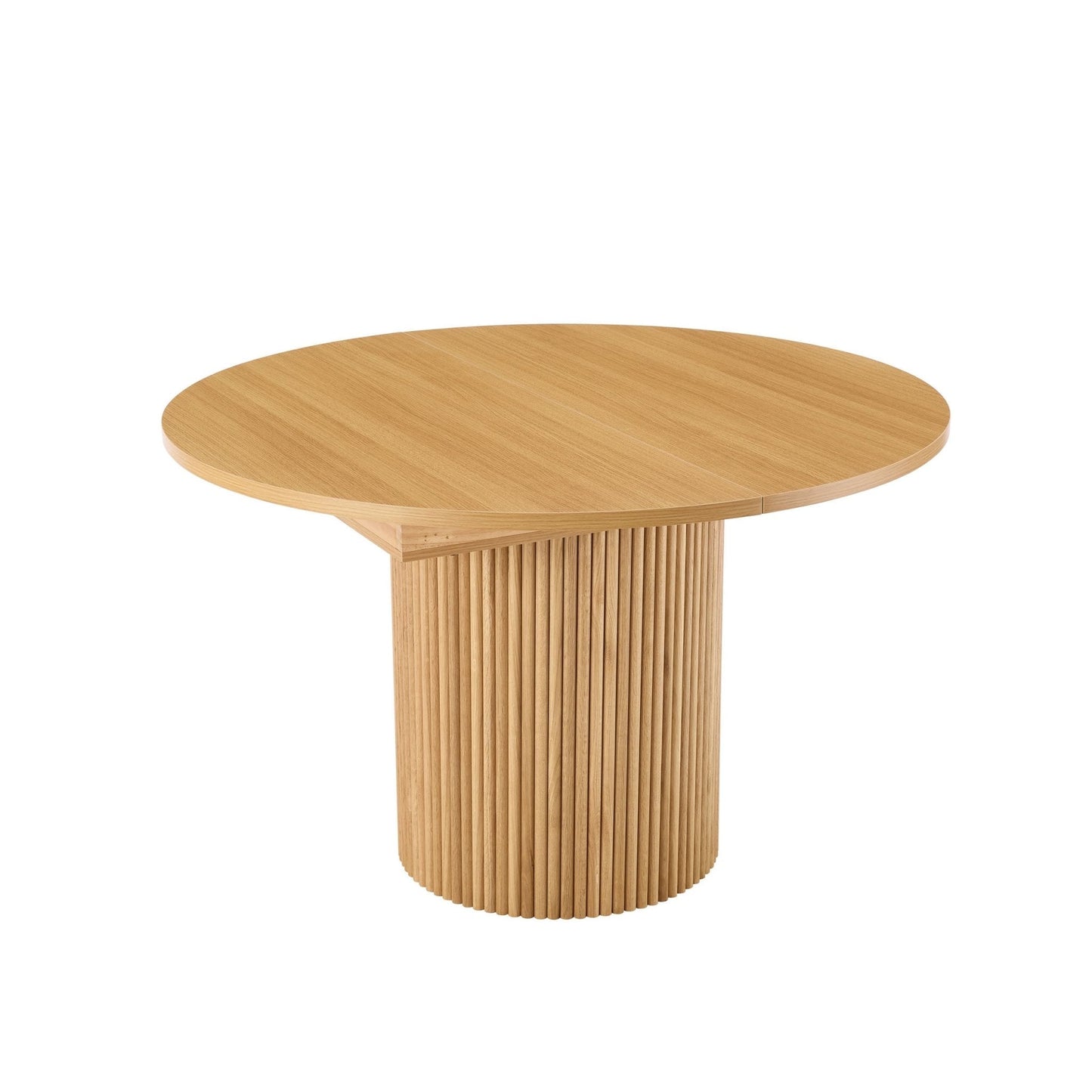 Dusk Hattie Grade B Light Wood Oval Extendable 4-6 Seater Dining Table RRP £404