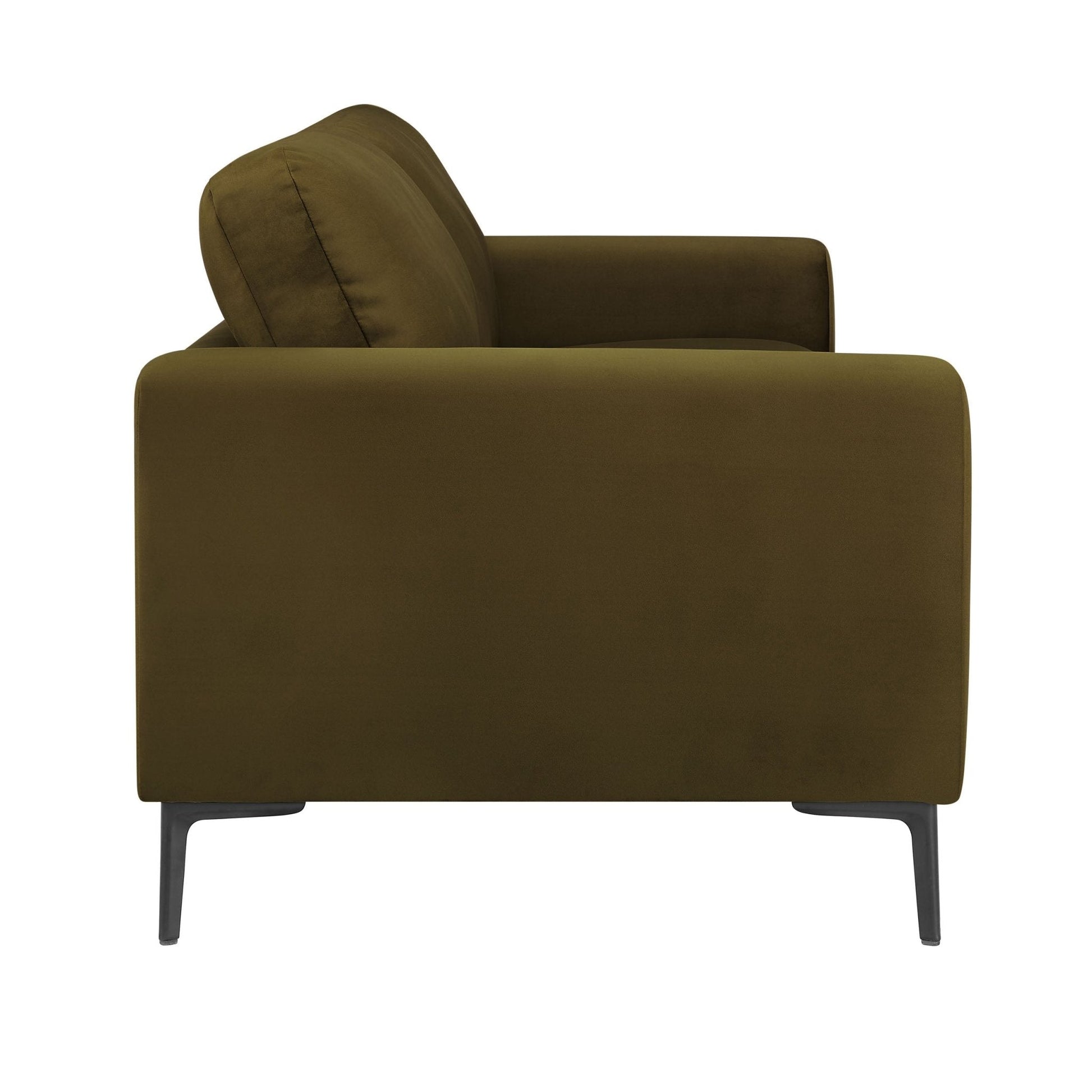 Dusk Malibu Grade B Rich Green Velvet 3 Seater Sofa RRP £404