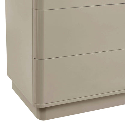 DUS-CC2-01661 Grade-C3 Dusk Romilly High Gloss 6 Drawer Chest - Taupe RRP £239.00