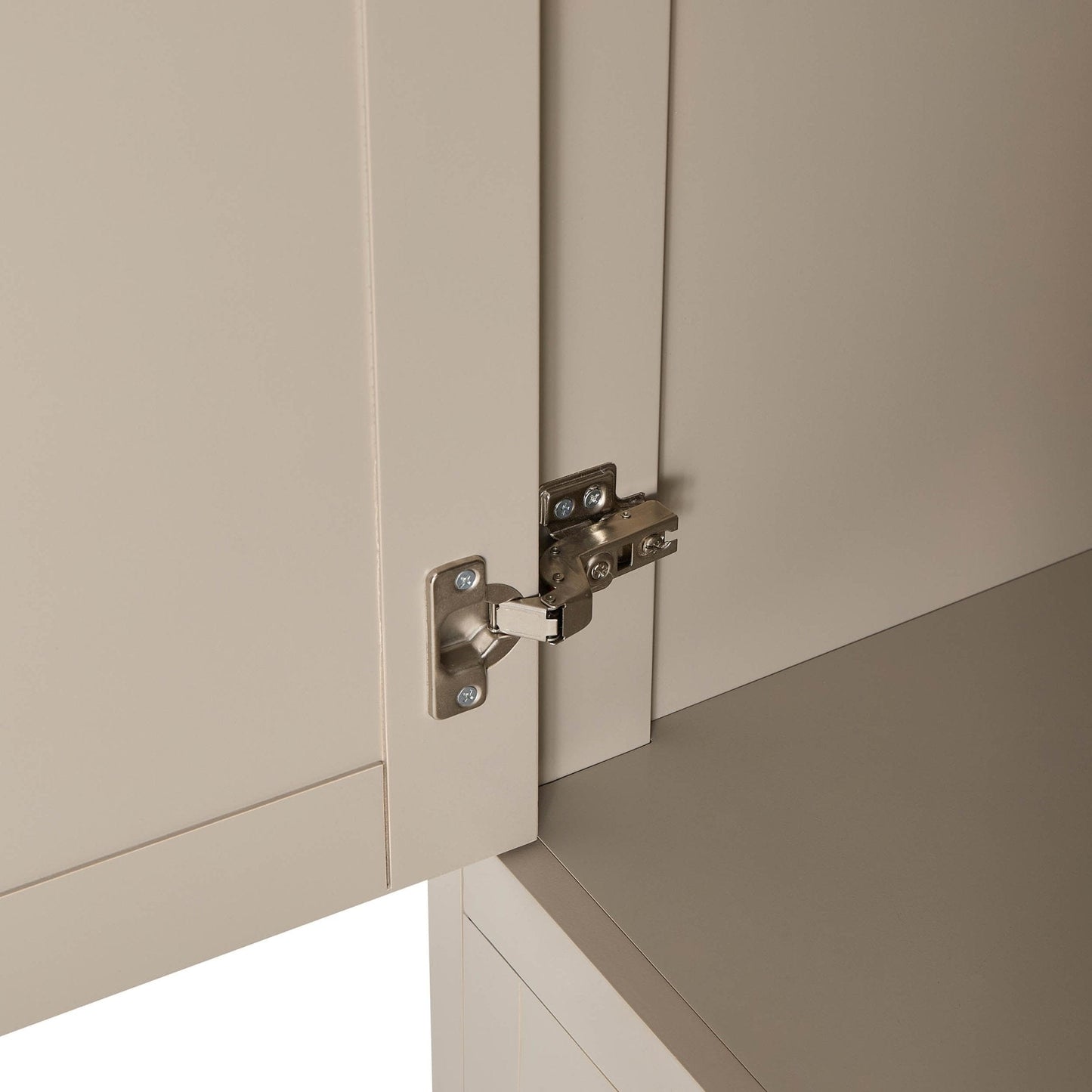 DUS-CC2-03011 Grade-B Dusk Ruby 2 Door Wardrobe with Drawer - Taupe RRP £319.00