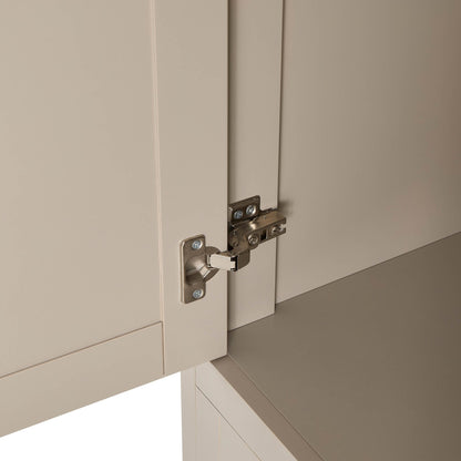 DUS-CC2-03011 Grade-B Dusk Ruby 2 Door Wardrobe with Drawer - Taupe RRP £319.00