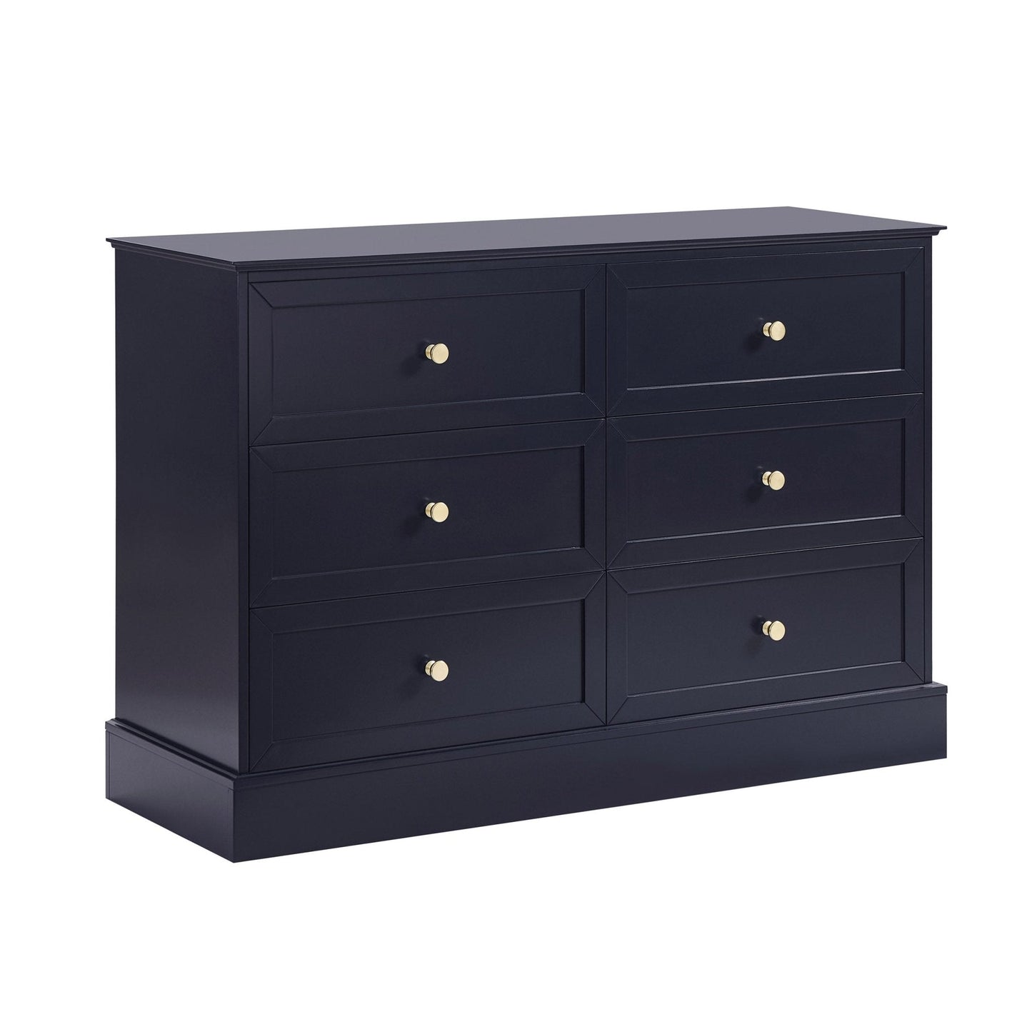 DUS-CC2-06674 Grade-B Dusk Ruby 6 Drawer Chest - Midnight RRP £227.00