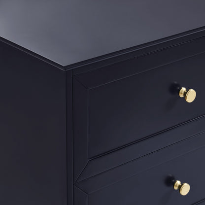 DUS-CC2-06674 Grade-B Dusk Ruby 6 Drawer Chest - Midnight RRP £227.00