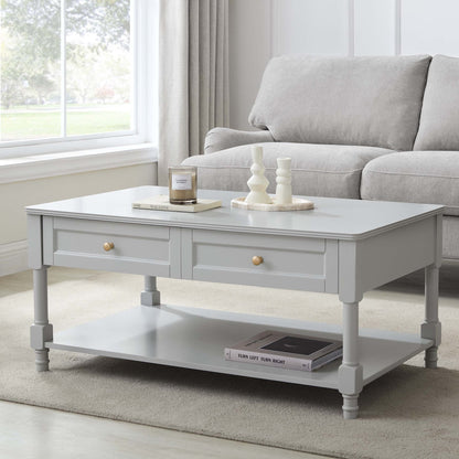 DUS-CC2-06557 Grade-B Dusk Ruby Coffee Table - Light Grey RRP £127.00