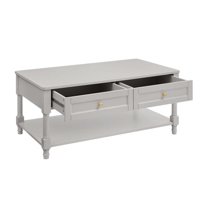 DUS-CC2-06557 Grade-B Dusk Ruby Coffee Table - Light Grey RRP £127.00