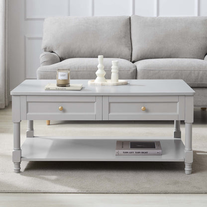 DUS-CC2-06557 Grade-B Dusk Ruby Coffee Table - Light Grey RRP £127.00