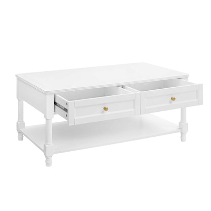 DUS-CC2-00456 Grade-B Dusk Ruby Coffee Table - Warm White RRP £152.00