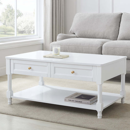 DUS-CC2-00456 Grade-B Dusk Ruby Coffee Table - Warm White RRP £152.00