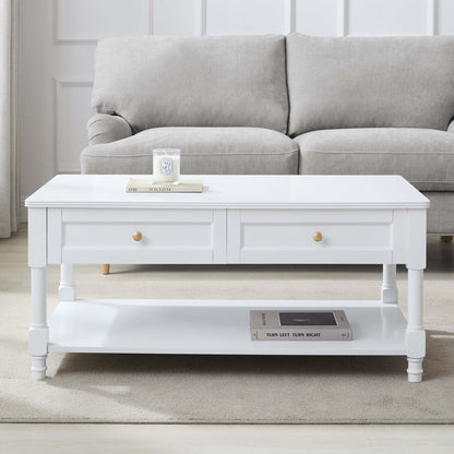 DUS-CC2-00456 Grade-B Dusk Ruby Coffee Table - Warm White RRP £152.00