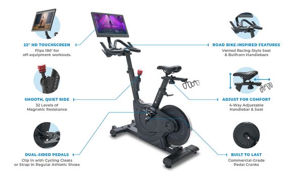 Echelon EX-7S Smart Grade B Connect Indoor Home Exercise/Spinning Bike RRP £1999