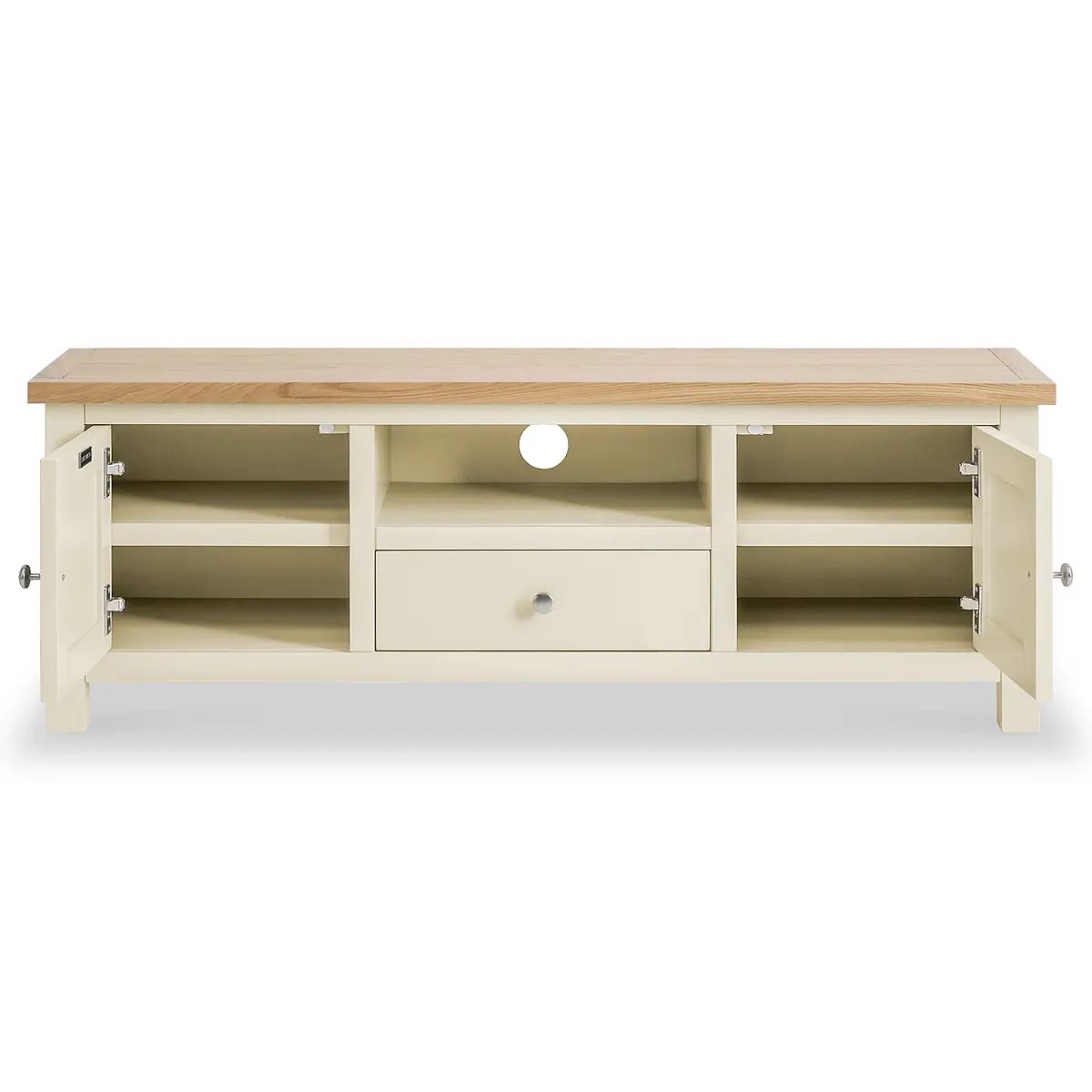 Roseland Grade B Furniture Farro Cream 140cm Wide TV Stand RRP £230