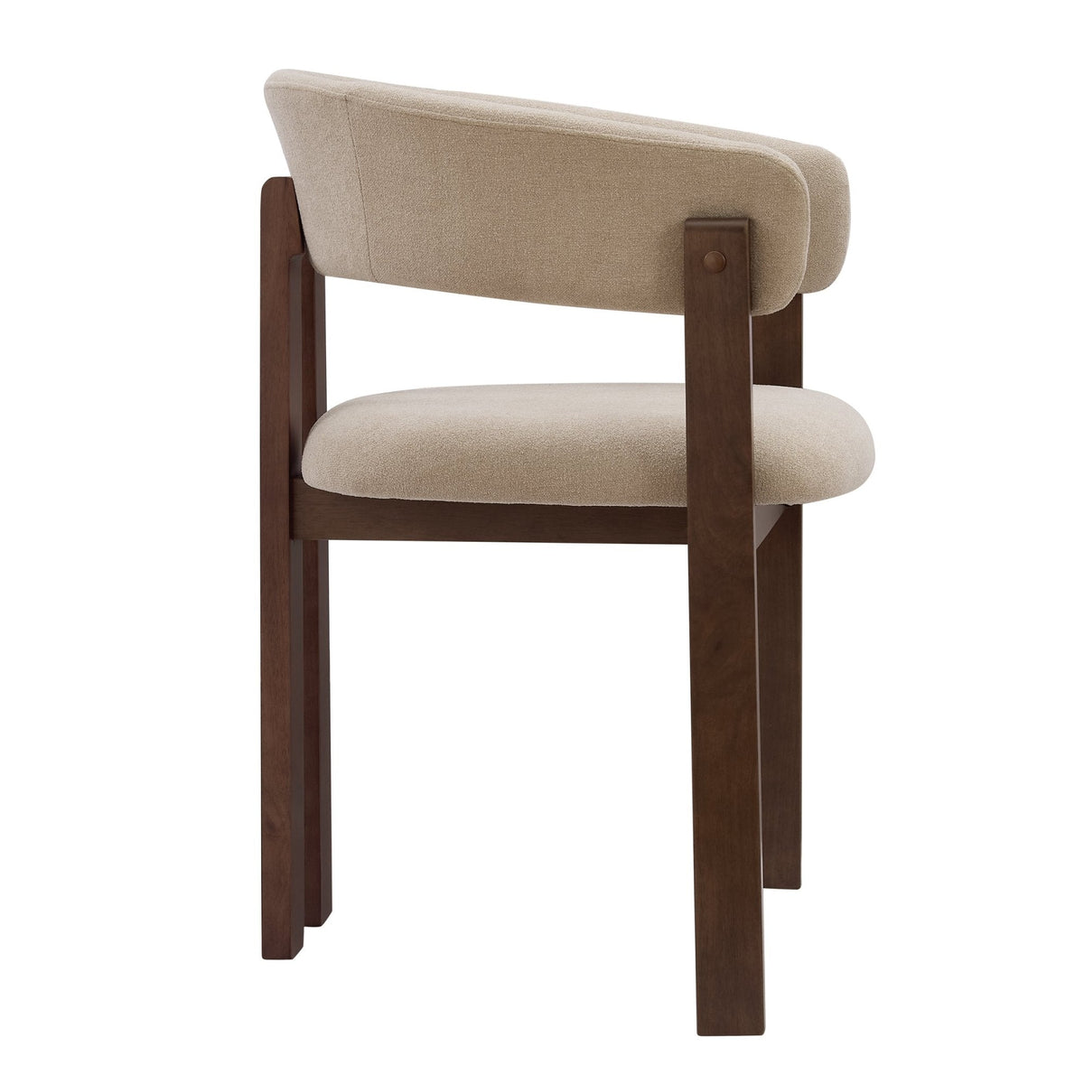DUS-CC2-07819 Grade-C0 Dusk Bridget Set of 2 Dining Chairs - Chenille Oatmeal RRP £159.00