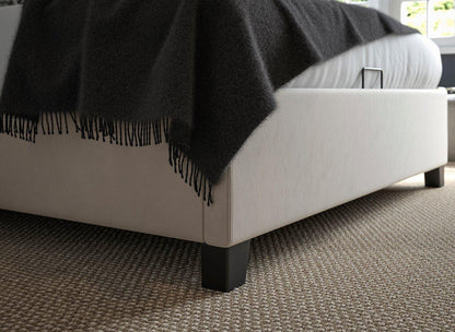 Dreams Francesca Grade B Natural & Suede Touch Super King Ottoman Storage Bed RRP £999