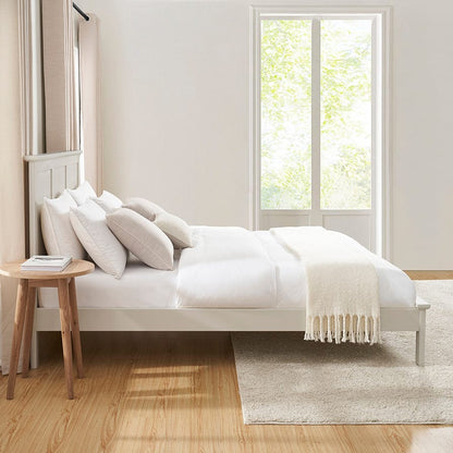 DUS-CC2-05928 Grade-B Dusk Salcombe Bed Frame - Wood - Stone - Double RRP £219.00